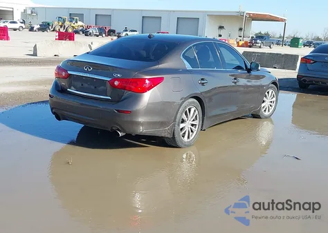 2014 Infiniti Q50 Premium from USA, damaged, VIN JN1BV7AR2EM696069